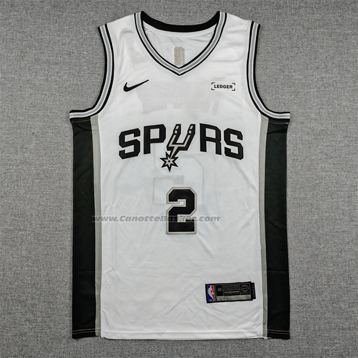 Maglia San Antonio Spurs Dylan Harper No 2 Association 2025-26 Bianco